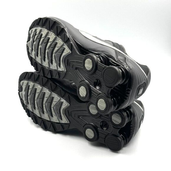 Wmns Nike Shox Junior 'Black Metallic Silver' - Picture 7 of 9